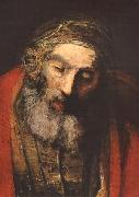 REMBRANDT Harmenszoon van Rijn The Return of the Prodigal Son (detail) china oil painting reproduction